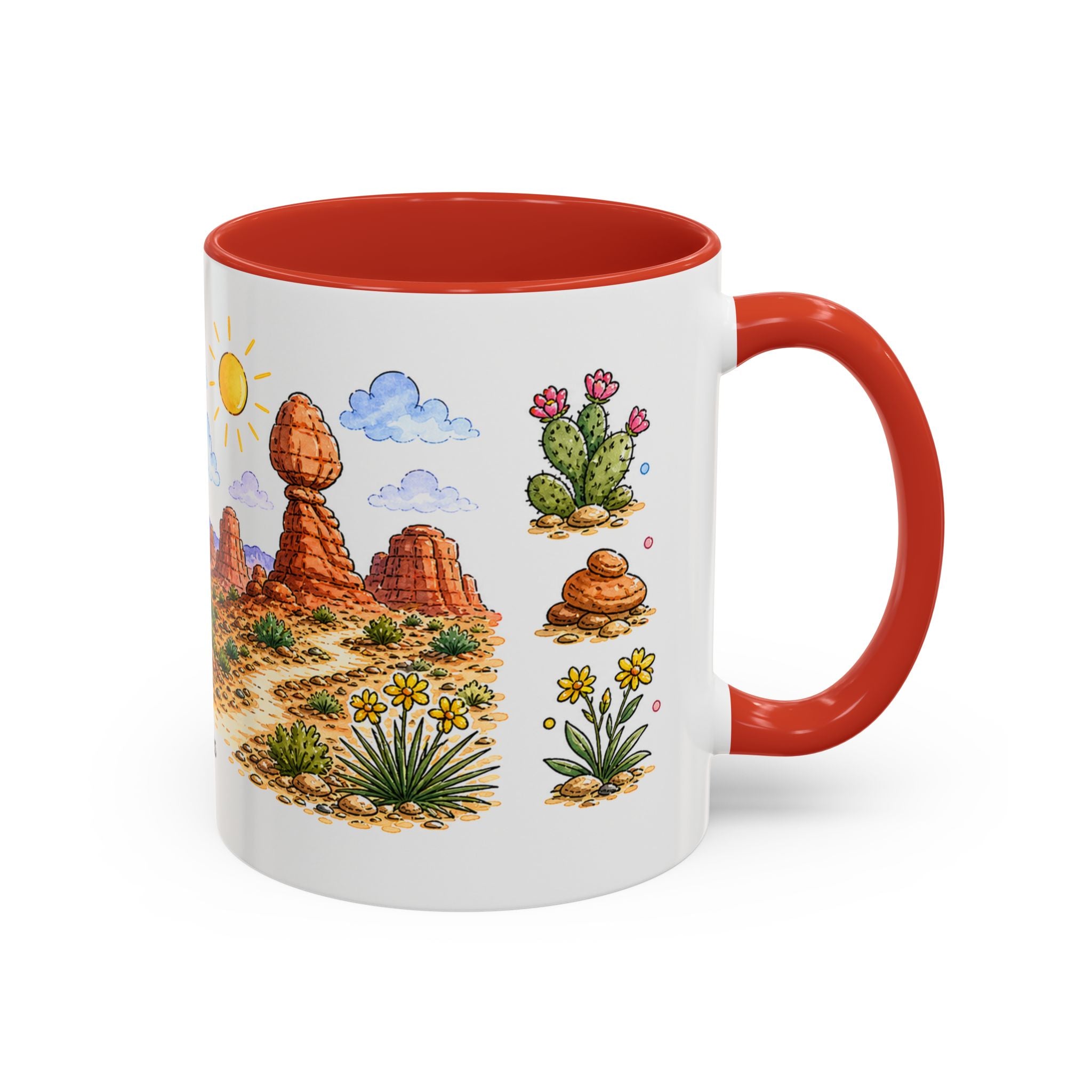 Arches National Park Mug | US Travel Souvenir Accent Coffee Mug | 11oz 15oz Ceramic Cup