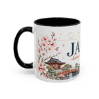 Japan Home Country Mug | Moving Away Gift | Long Distance Friendship | 11 oz 15 oz Accent Mug