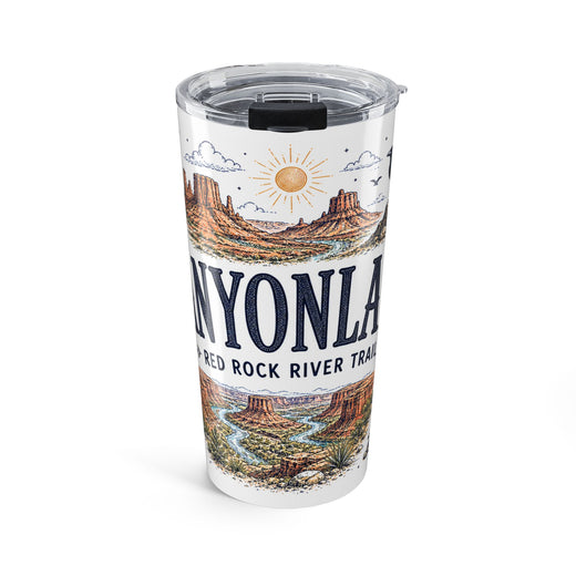 Canyonlands National Park 20oz Tumbler | Utah Red Rock Desert River Gift | Insulated Stainless Steel Travel Cup