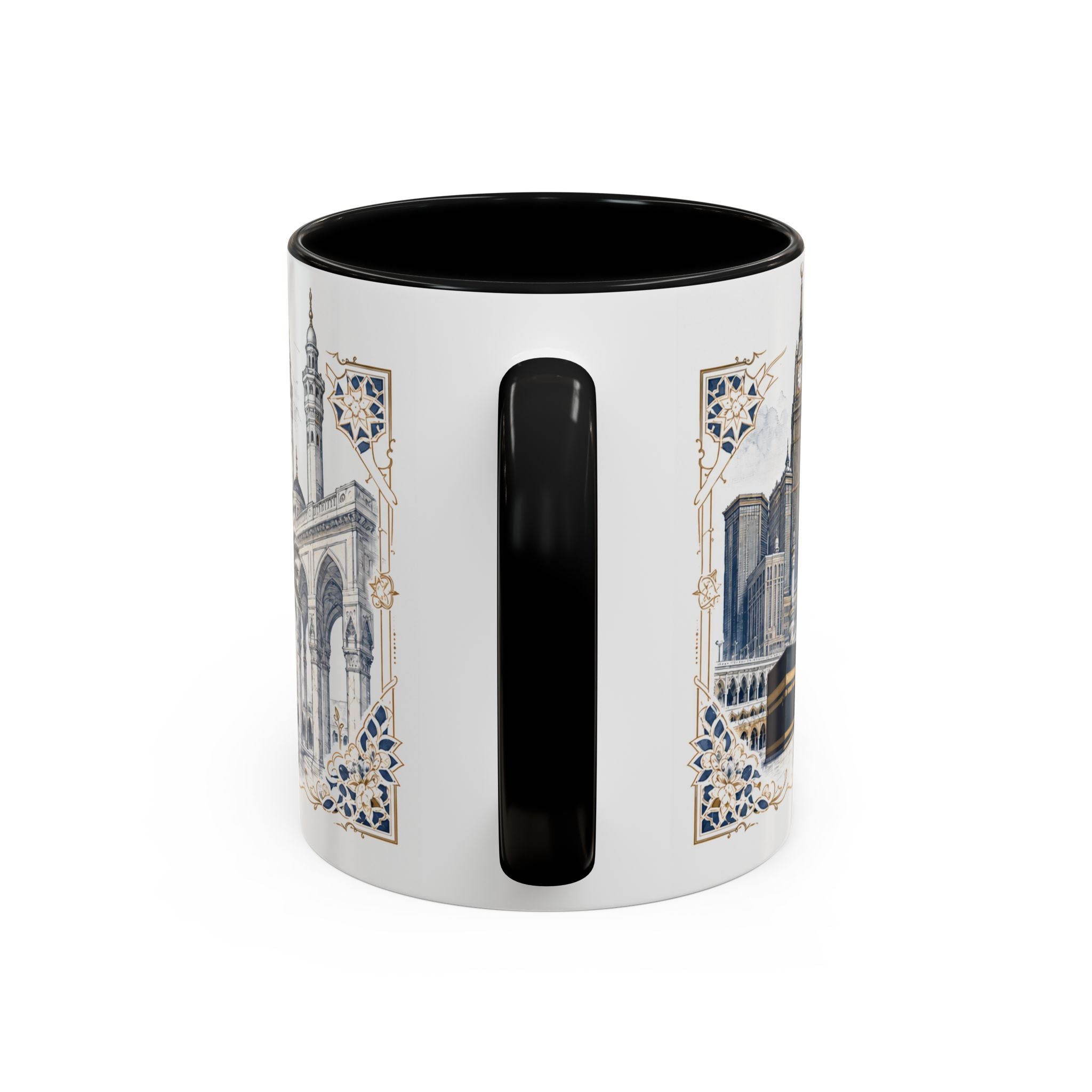 Mecca Coffee Mug | Saudi Arabia Travel Souvenir | Vintage Illustrated City Gift | 11 oz 15 oz Accent Mug