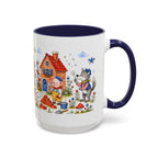 Three Little Pigs Mug | Storybook Fairy Tale Accent Coffee Mug | EveryLegend