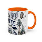 Yosemite National Park Coffee Mug | Hiking Camping Nature Gift | Accent Color Ceramic 11oz 15oz
