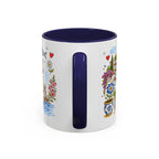Lisbon Travel Mug | European City Souvenir Accent Coffee Mug | 11oz 15oz Ceramic Cup