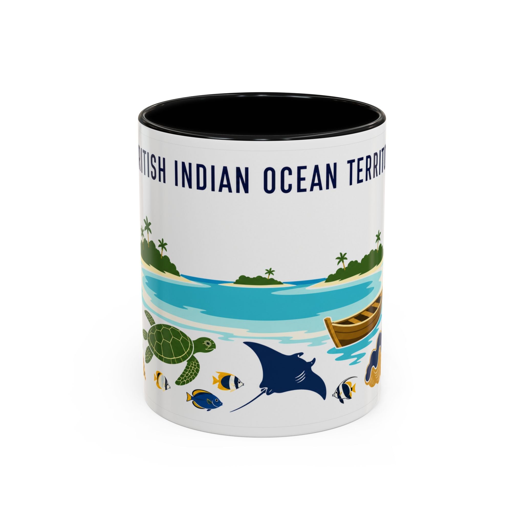 British Indian Ocean Territory Coffee Mug | Travel Souvenir Accent Mug | Country Gift Ceramic Cup 11oz 15oz