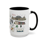 Berlin Coffee Mug | Germany Souvenir Travel Gift | Accent Color Ceramic 11oz 15oz