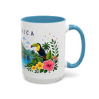 Costa Rica Coffee Mug | Travel Souvenir Accent Mug | Place Gift Ceramic Cup 11oz 15oz