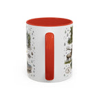 Olympic Coffee Mug | National Park Hiking Rainforest Gift | Accent Color Ceramic 11oz 15oz