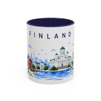 Finland Coffee Mug | Travel Souvenir Accent Mug | Place Gift Ceramic Cup 11oz 15oz