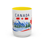 Canada Coffee Mug | Travel Souvenir Accent Mug | Country Gift Ceramic Cup 11oz 15oz