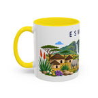 Eswatini Coffee Mug | Travel Souvenir Accent Mug | Country Gift Ceramic Cup 11oz 15oz