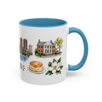 Richmond Illustrated Travel Mug | City Souvenir Accent Coffee Mug | 11oz 15oz Ceramic Cup