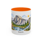 Yosemite National Park Mug | US Travel Souvenir Accent Coffee Mug | 11oz 15oz Ceramic Cup