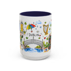 Dublin Travel Mug | European City Souvenir Accent Coffee Mug | 11oz 15oz Ceramic Cup
