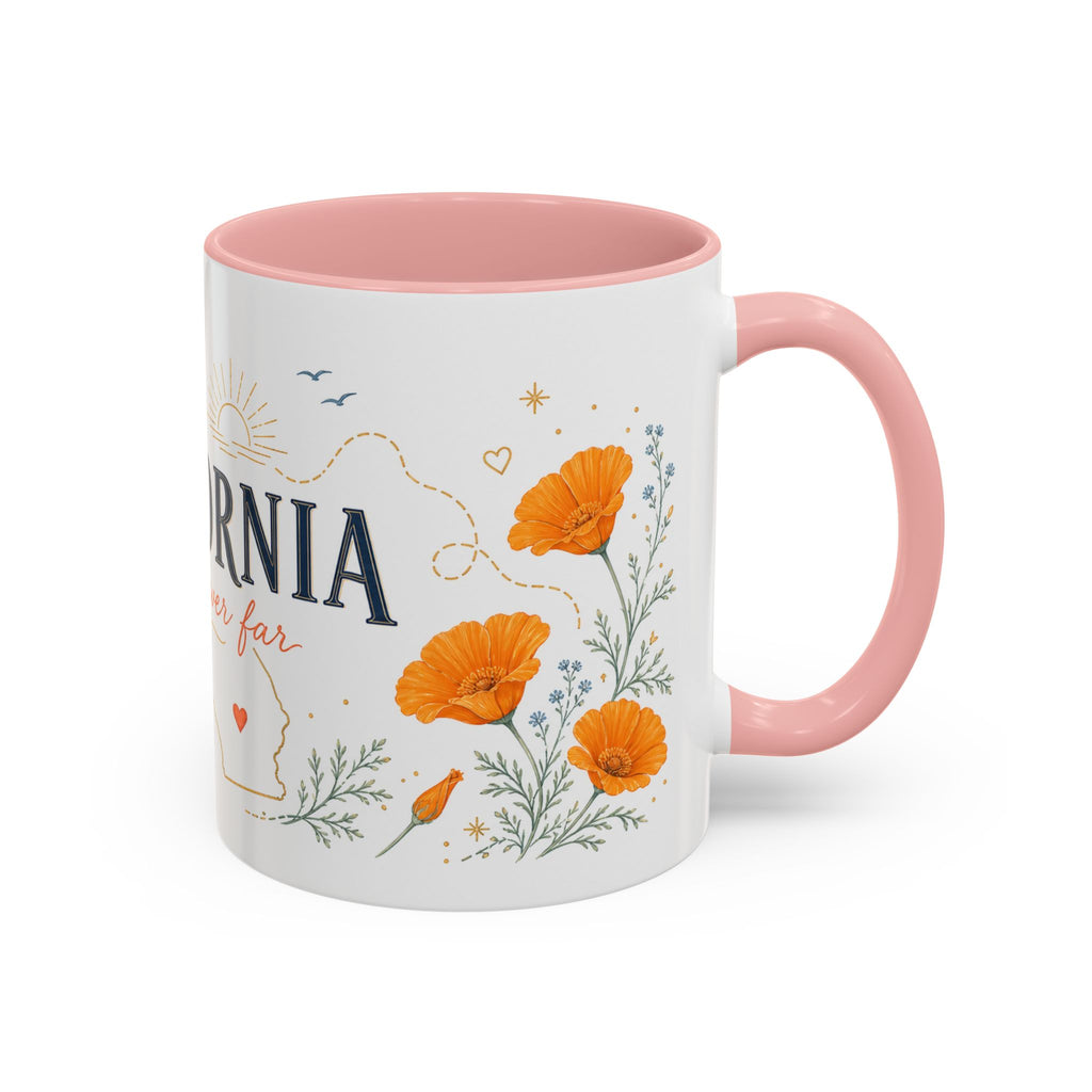 California Home State Mug | Moving Away Gift | Long Distance Friendship Coffee Cup