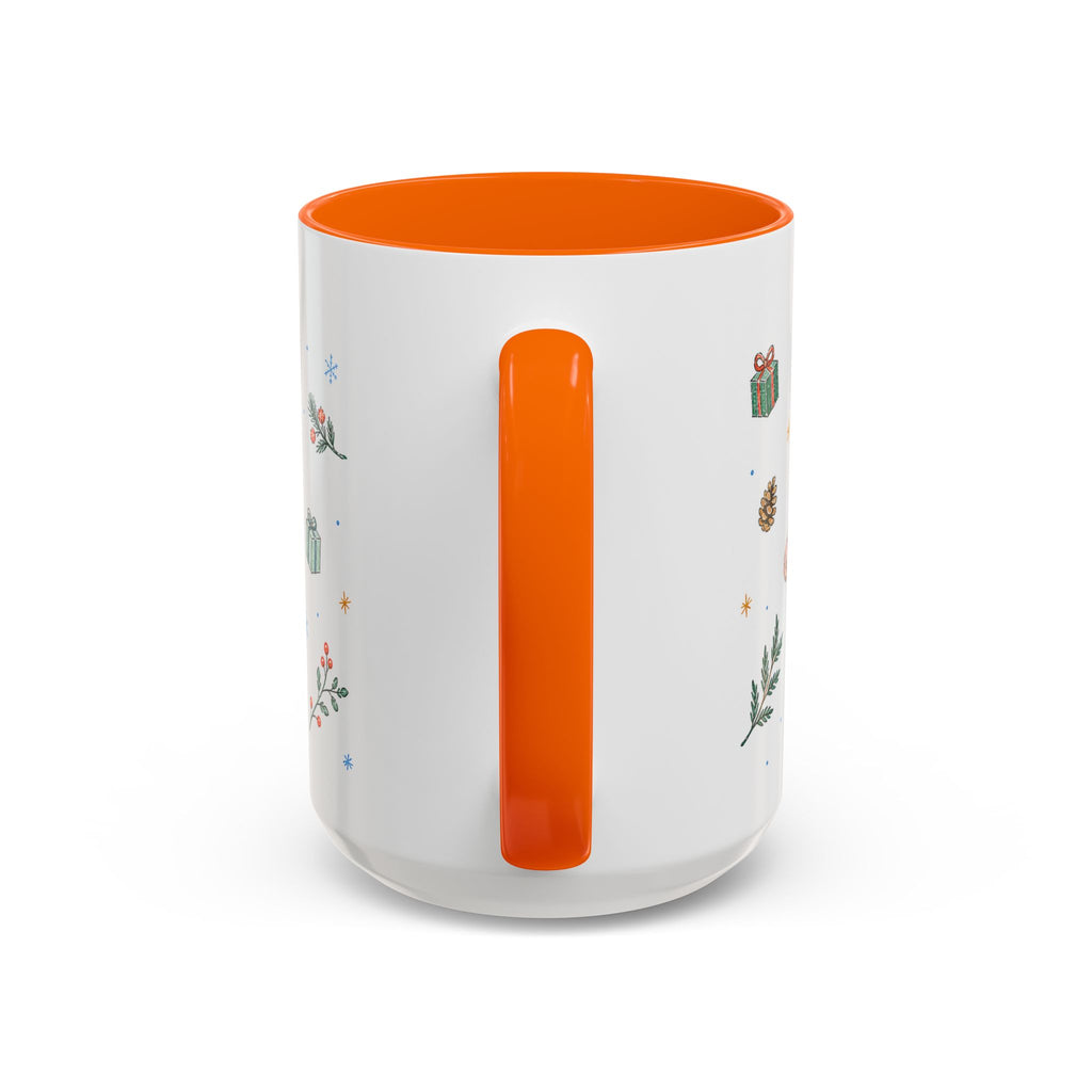 Rocky Mountain National Park Christmas Mug | Watercolor Travel Souvenir | Holiday Gift | Accent Ceramic Coffee Cup 11oz 15oz