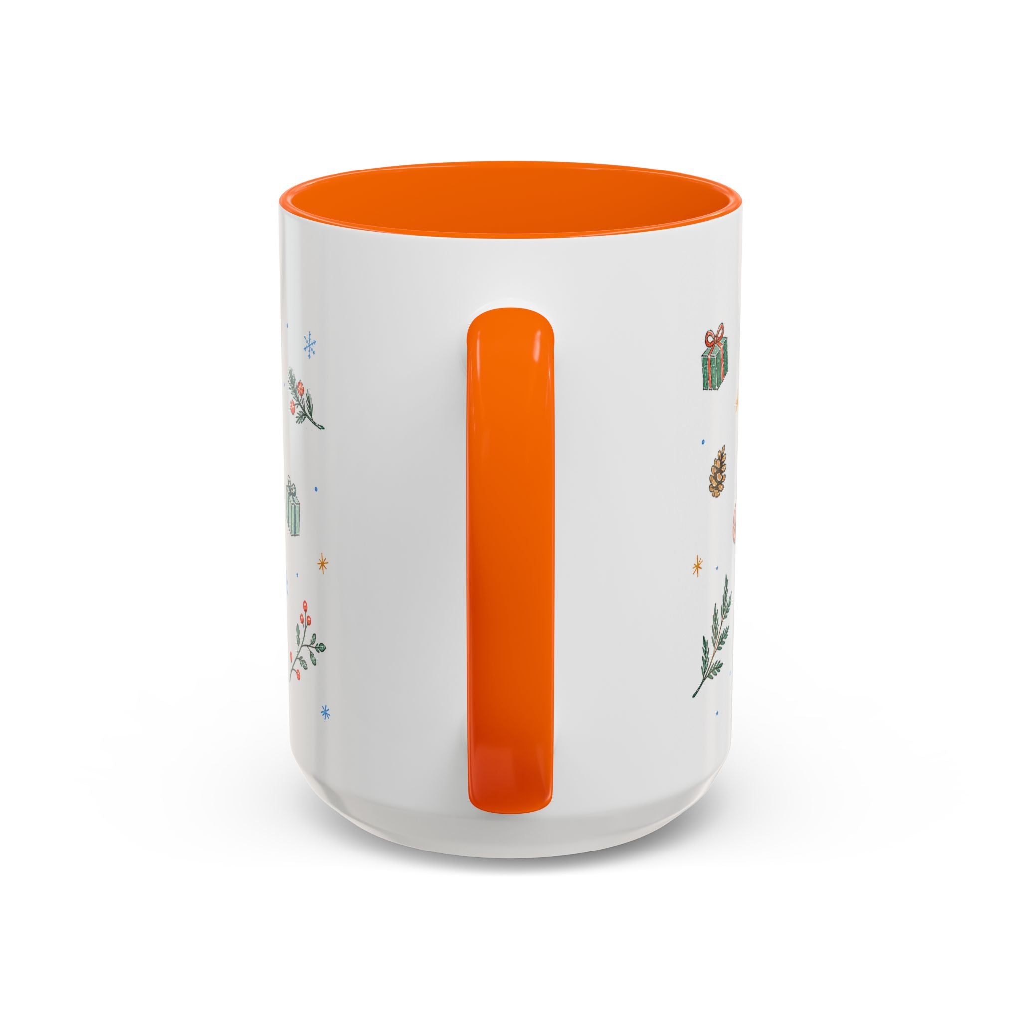 Rocky Mountain National Park Christmas Mug | Watercolor Travel Souvenir | Holiday Gift | Accent Ceramic Coffee Cup 11oz 15oz
