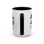 Kenai Fjords National Park Coffee Mug | Alaska Coastal Wildlife Hiking Gift | Accent Color Ceramic 11oz 15oz