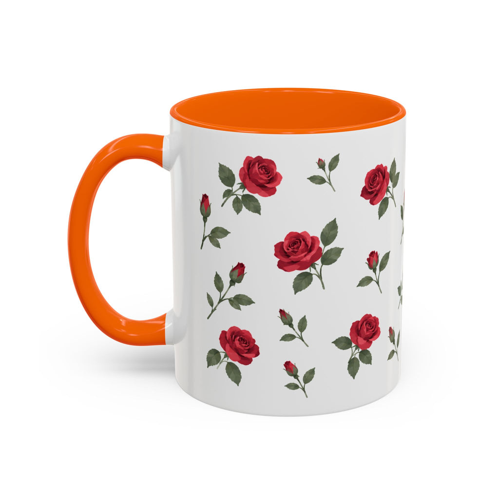 Oklahoma Oklahoma Rose Mug, State Flower Floral Coffee Cup, 11oz Botanical Gift