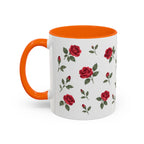 Oklahoma Oklahoma Rose Mug, State Flower Floral Coffee Cup, 11oz Botanical Gift