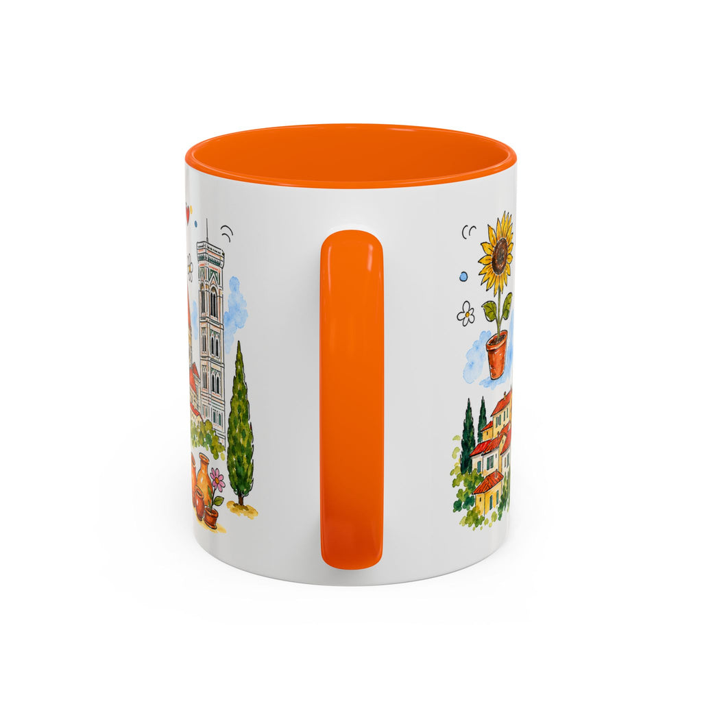 Florence Travel Mug | European City Souvenir Accent Coffee Mug | 11oz 15oz Ceramic Cup