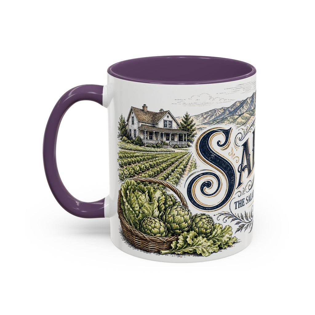 Salinas Coffee Mug | United States Travel Souvenir | Vintage Illustrated City Gift | 11 oz 15 oz Accent Mug