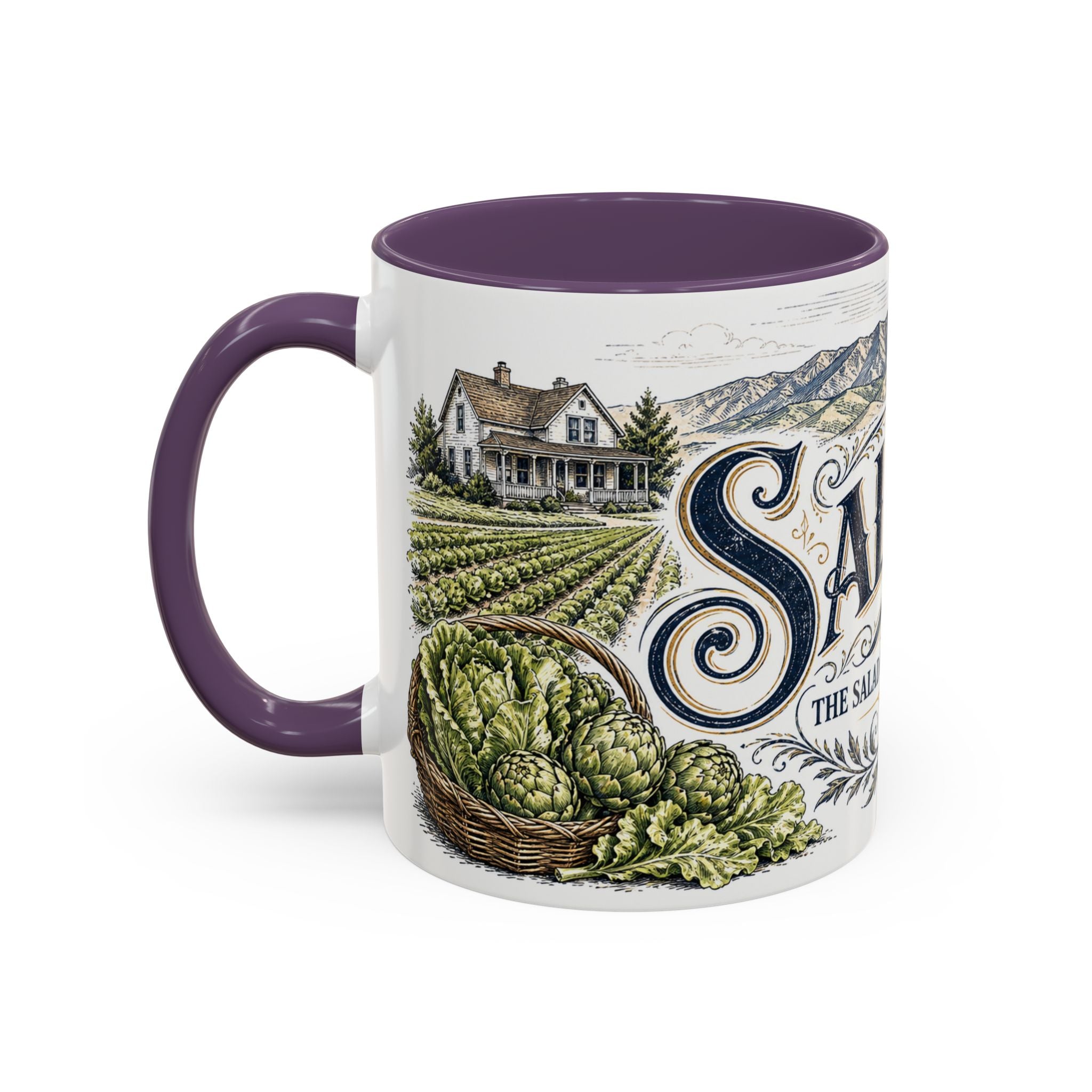 Salinas Coffee Mug | United States Travel Souvenir | Vintage Illustrated City Gift | 11 oz 15 oz Accent Mug