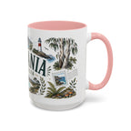 Tasmania Coffee Mug | Travel Destination Souvenir Gift | Accent Color Ceramic 11oz 15oz