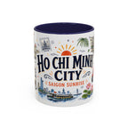Ho Chi Minh City Coffee Mug | Vietnam Souvenir Travel Gift | Accent Color Ceramic 11oz 15oz