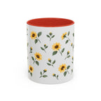 Kansas Sunflower Mug, State Flower Floral Coffee Cup, 11oz Botanical Gift