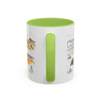 Death Valley National Park Coffee Mug | California Desert Hiking Camping Gift | Accent Color Ceramic 11oz 15oz