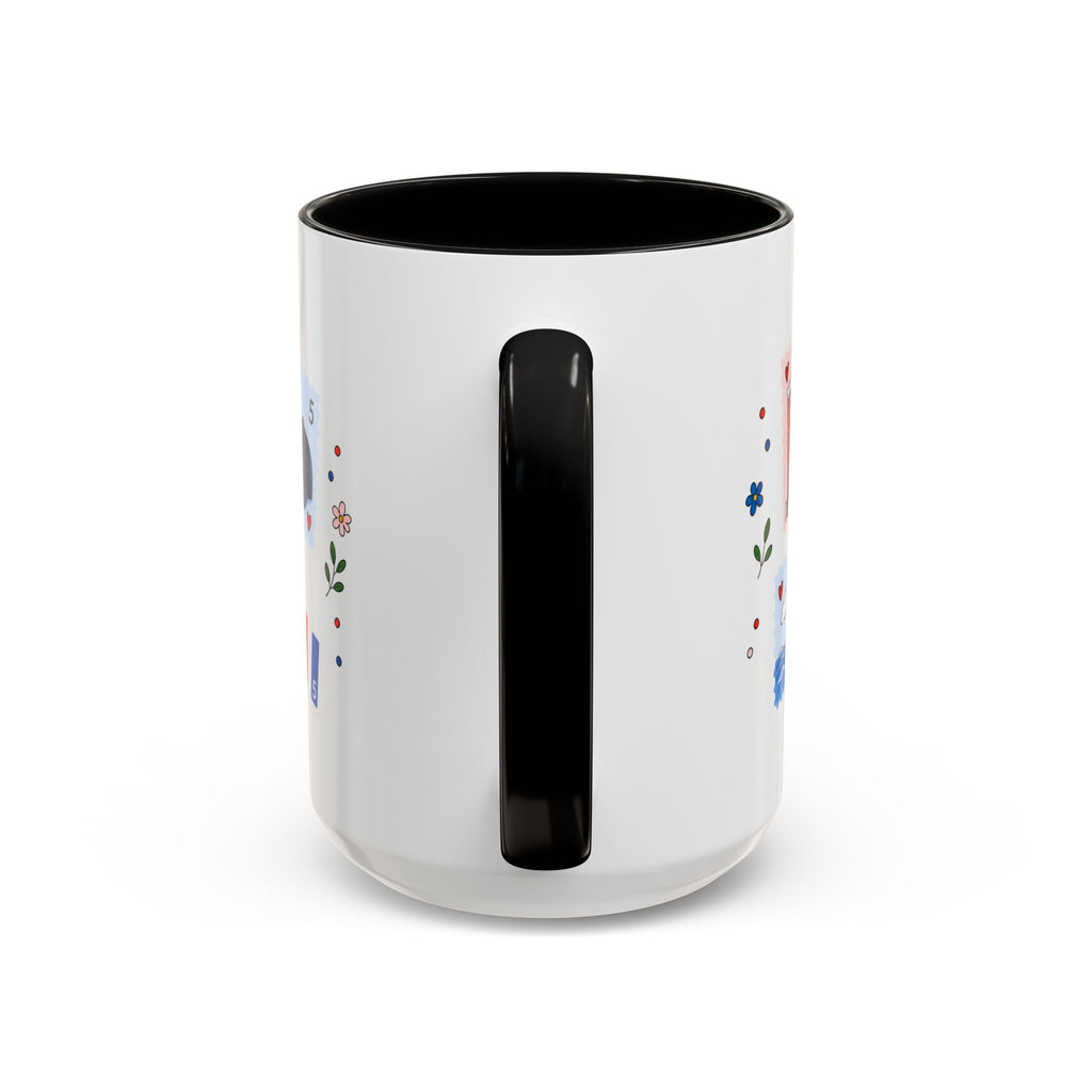 Boston Coffee Mug | Postage Stamp Collage Mug | Travel Souvenir Accent Cup 11oz 15oz
