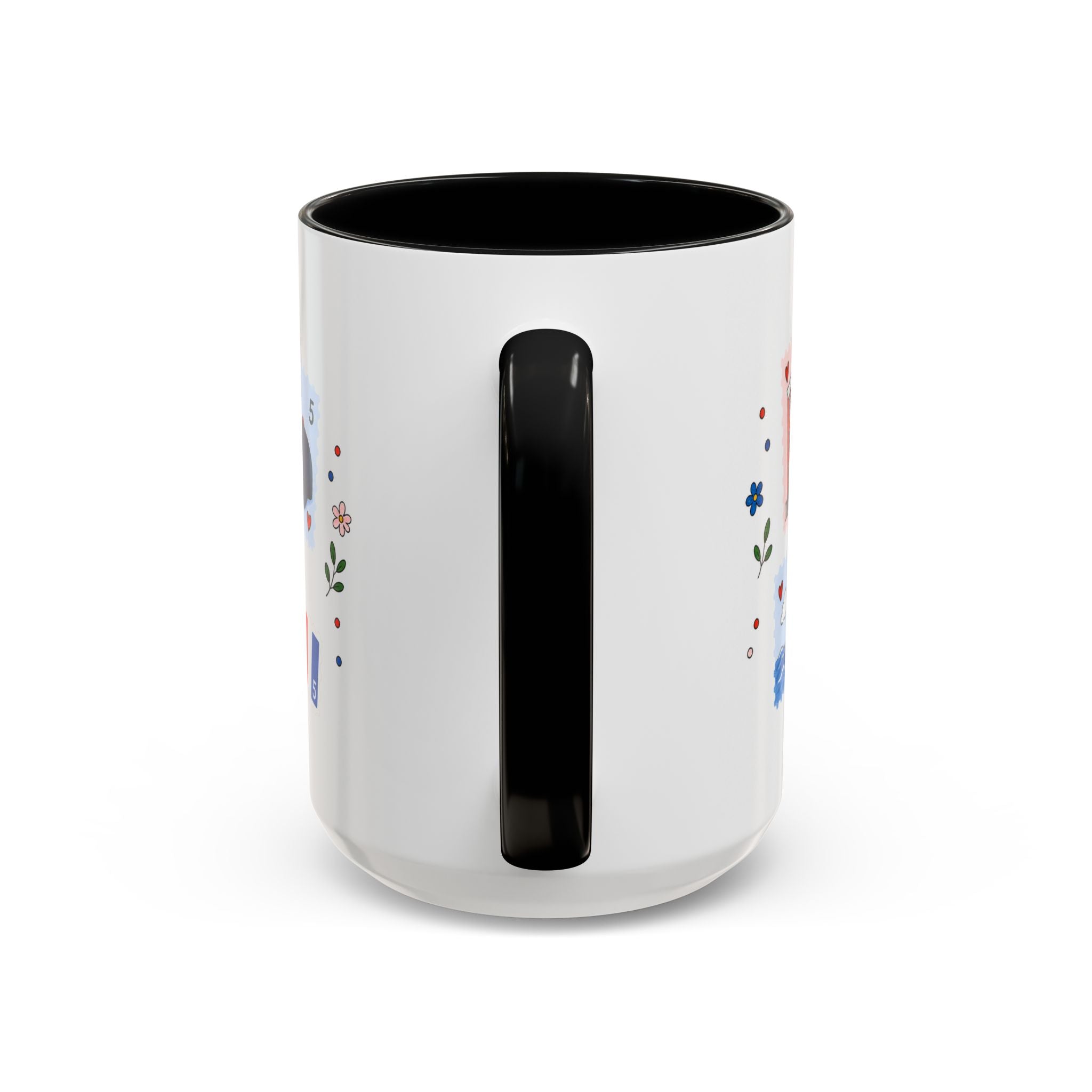 Boston Coffee Mug | Postage Stamp Collage Mug | Travel Souvenir Accent Cup 11oz 15oz