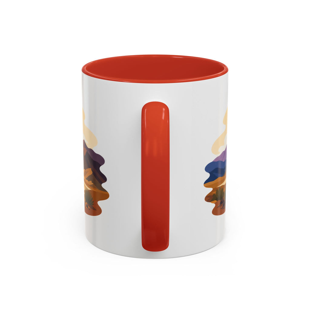 Death Valley National Park Coffee Mug | Solid Color Block Park Souvenir | 11oz 15oz Accent Mug