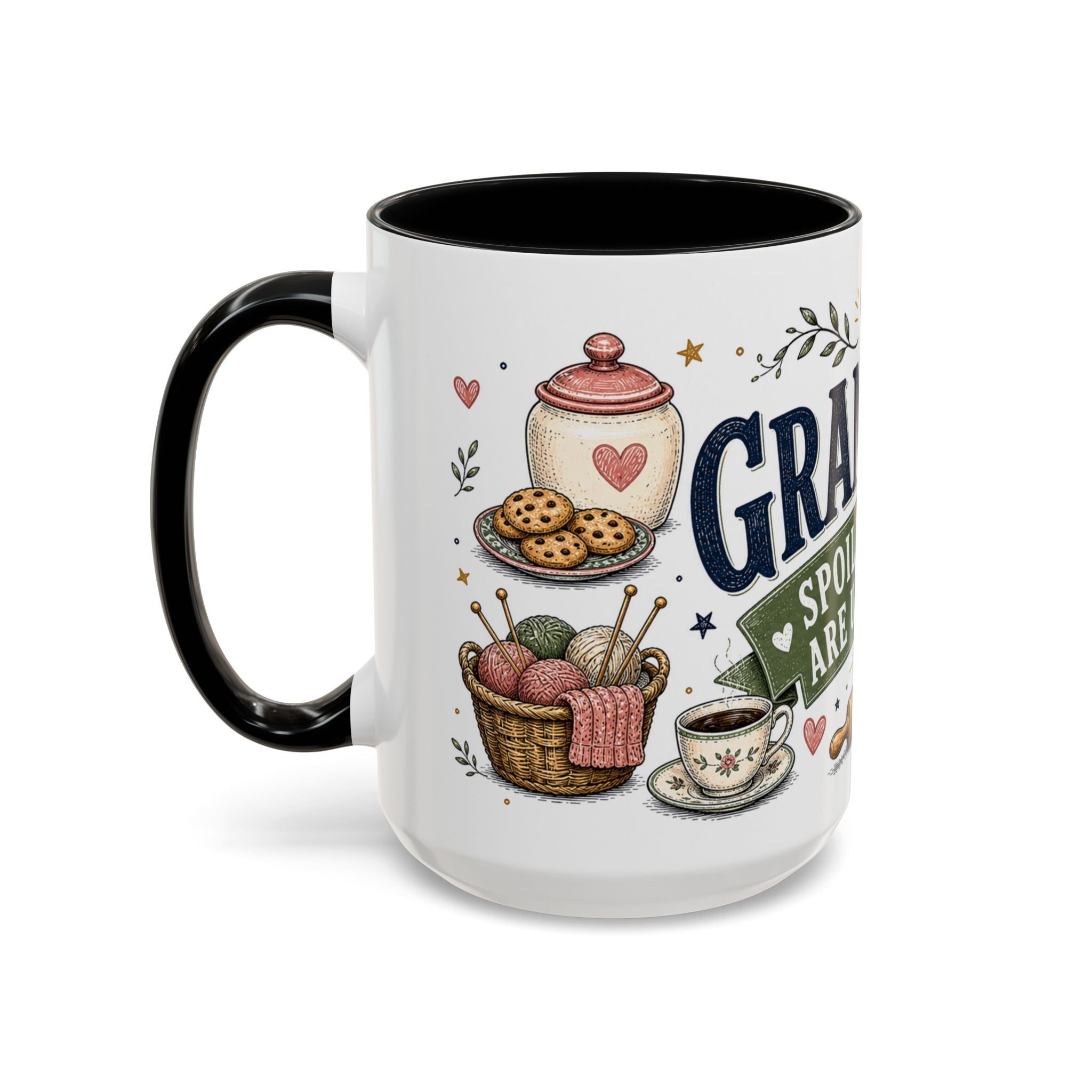 Grandma's Spoiling Skills Are Unmatched Coffee Mug | Funny Gift From Grandkids | Accent Ceramic 11oz 15oz