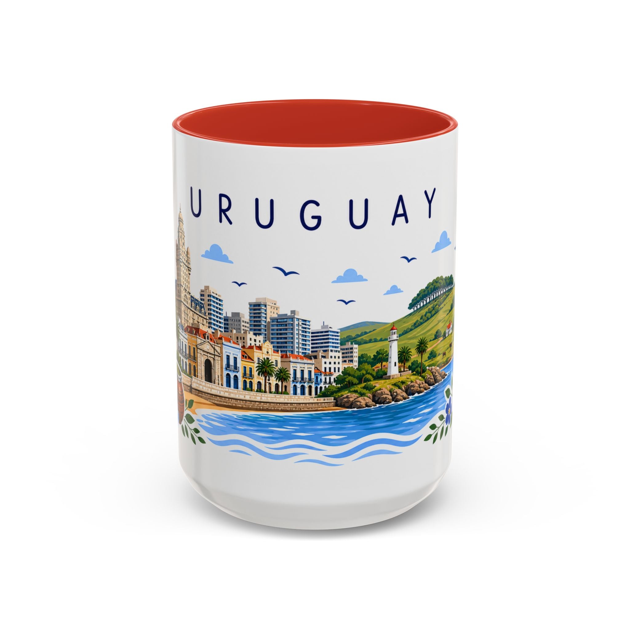 Uruguay Coffee Mug | Travel Souvenir Accent Mug | Place Gift Ceramic Cup 11oz 15oz