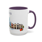 Guangzhou Coffee Mug | China Travel Souvenir | Porcelain Decal City Gift | 11oz 15oz Accent Mug