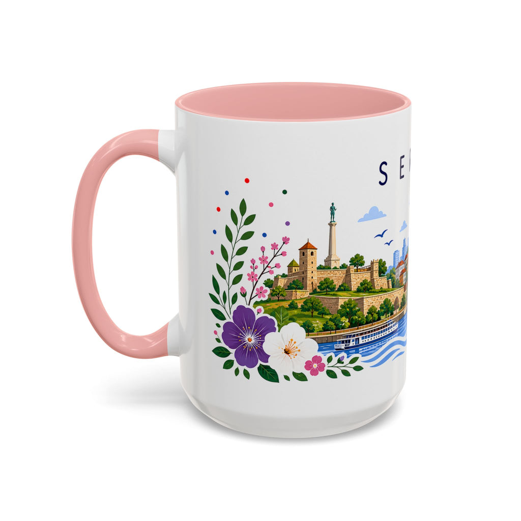 Serbia Coffee Mug | Travel Souvenir Accent Mug | Place Gift Ceramic Cup 11oz 15oz