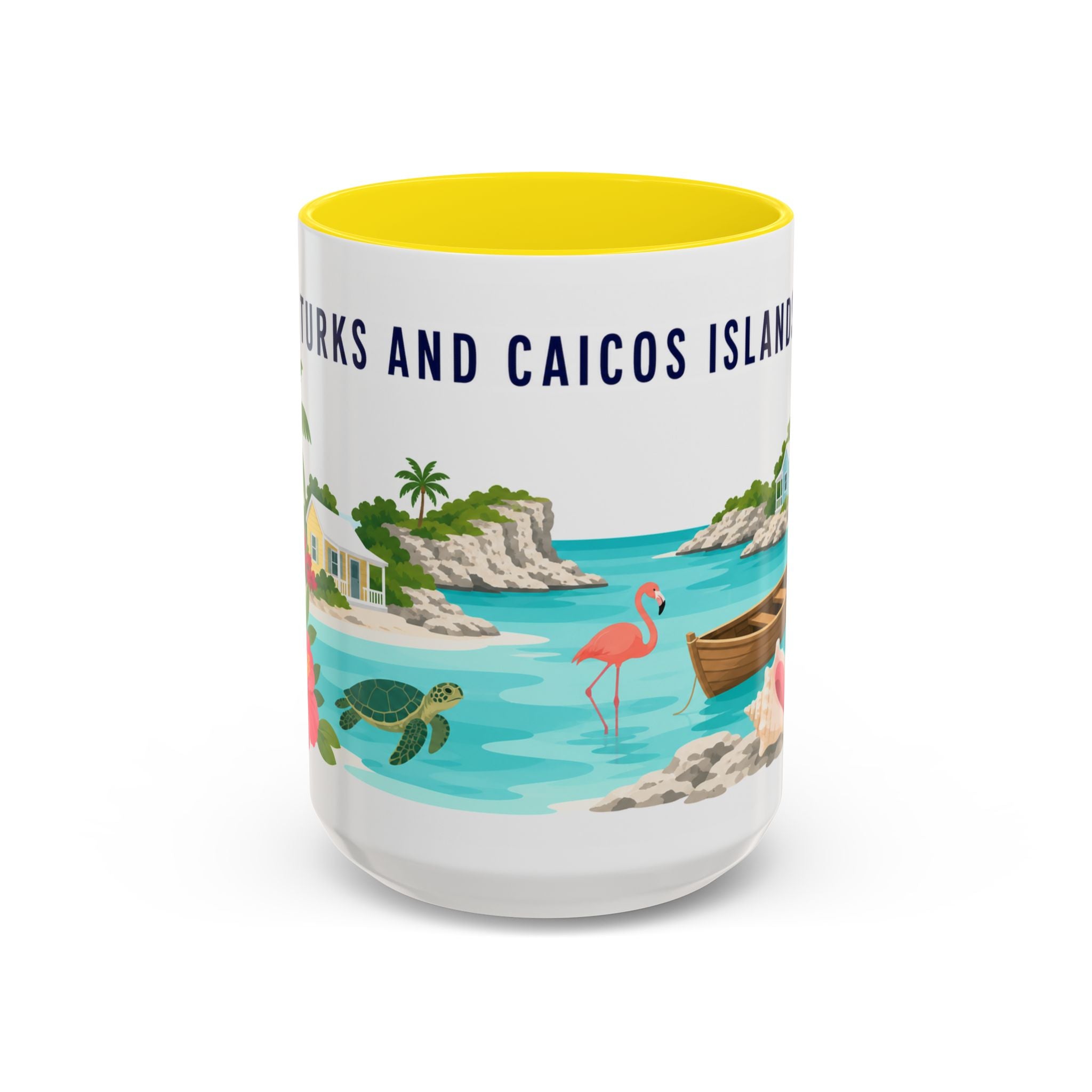 Turks and Caicos Islands Coffee Mug | Travel Souvenir Accent Mug | Country Gift Ceramic Cup 11oz 15oz