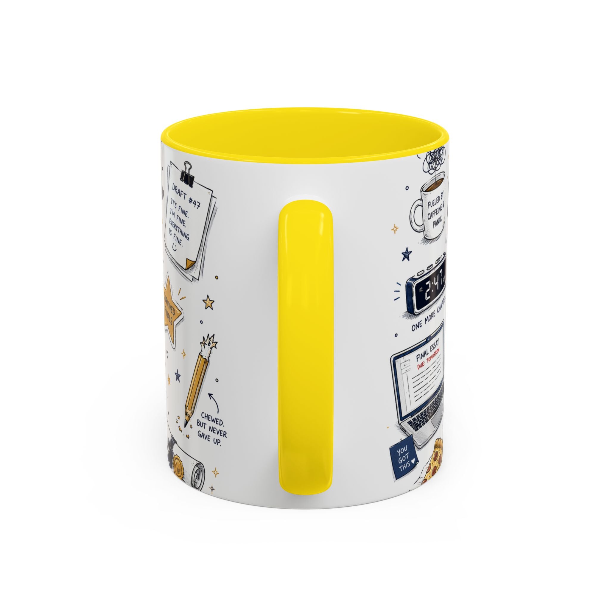 The Tassel Was Worth the Hassle Coffee Mug | Funny Graduation Gift 2026 | Accent Color Ceramic 11oz 15oz