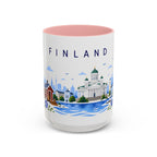 Finland Coffee Mug | Travel Souvenir Accent Mug | Place Gift Ceramic Cup 11oz 15oz