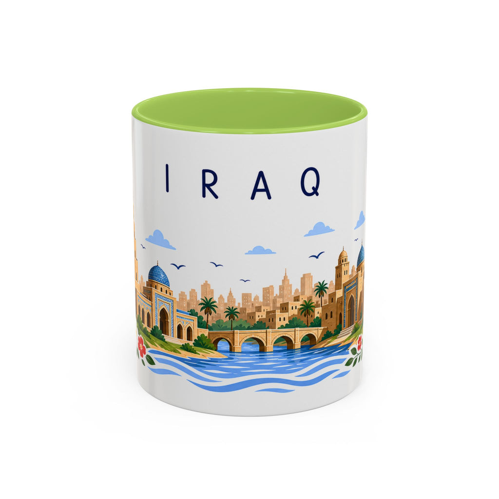 Iraq Coffee Mug | Travel Souvenir Accent Mug | Place Gift Ceramic Cup 11oz 15oz