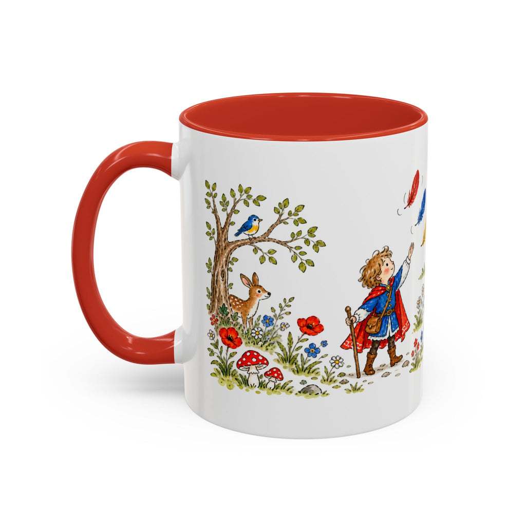 The Three Feathers Mug | Storybook Fairy Tale Accent Coffee Mug | EveryLegend
