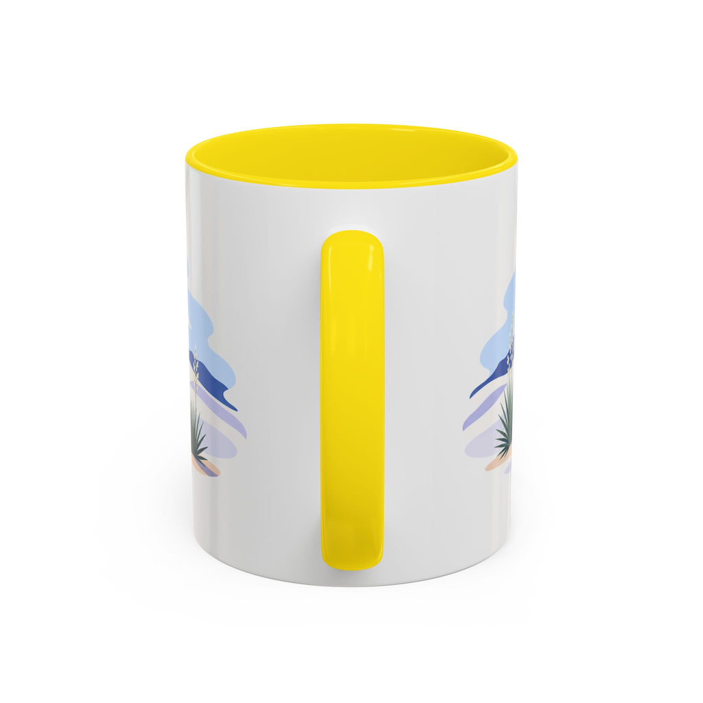 White Sands National Park Coffee Mug | Solid Color Block Park Souvenir | 11oz 15oz Accent Mug