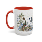 Maine State Mug | Moving Away, Long Distance Friendship Gift | 11oz 15oz Accent Mug