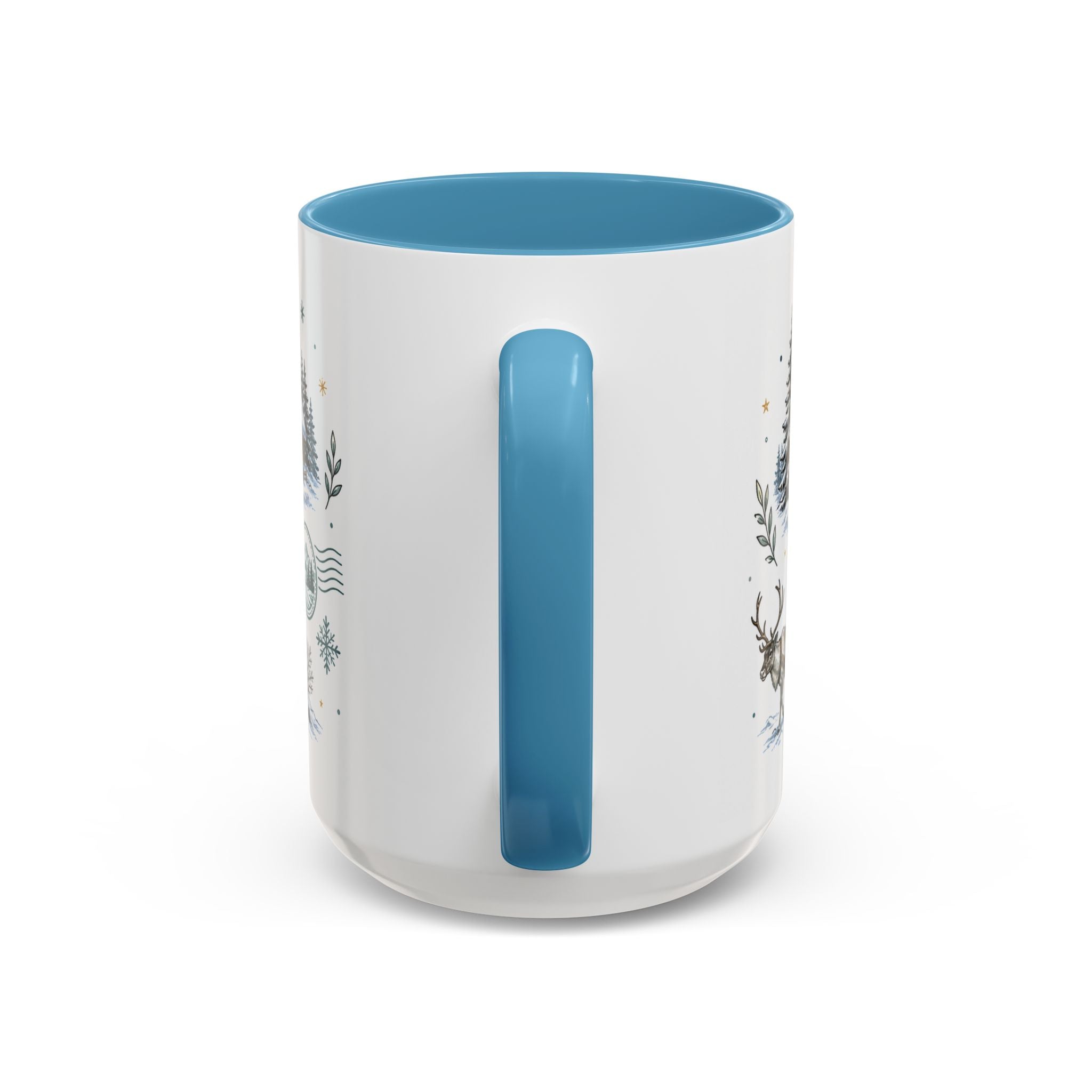 Lapland Coffee Mug | Travel Destination Souvenir Gift | Accent Color Ceramic 11oz 15oz