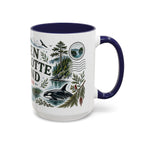 Queen Charlotte Sound Coffee Mug | Travel Destination Souvenir Gift | Accent Color Ceramic 11oz 15oz