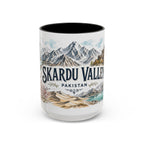 Skardu Valley Mug, Pakistan Travel Souvenir, Bucket List Gift, Accent Ceramic Coffee Mug 11oz 15oz