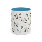 Missouri Hawthorn Mug, State Flower Floral Coffee Cup, 11oz Botanical Gift