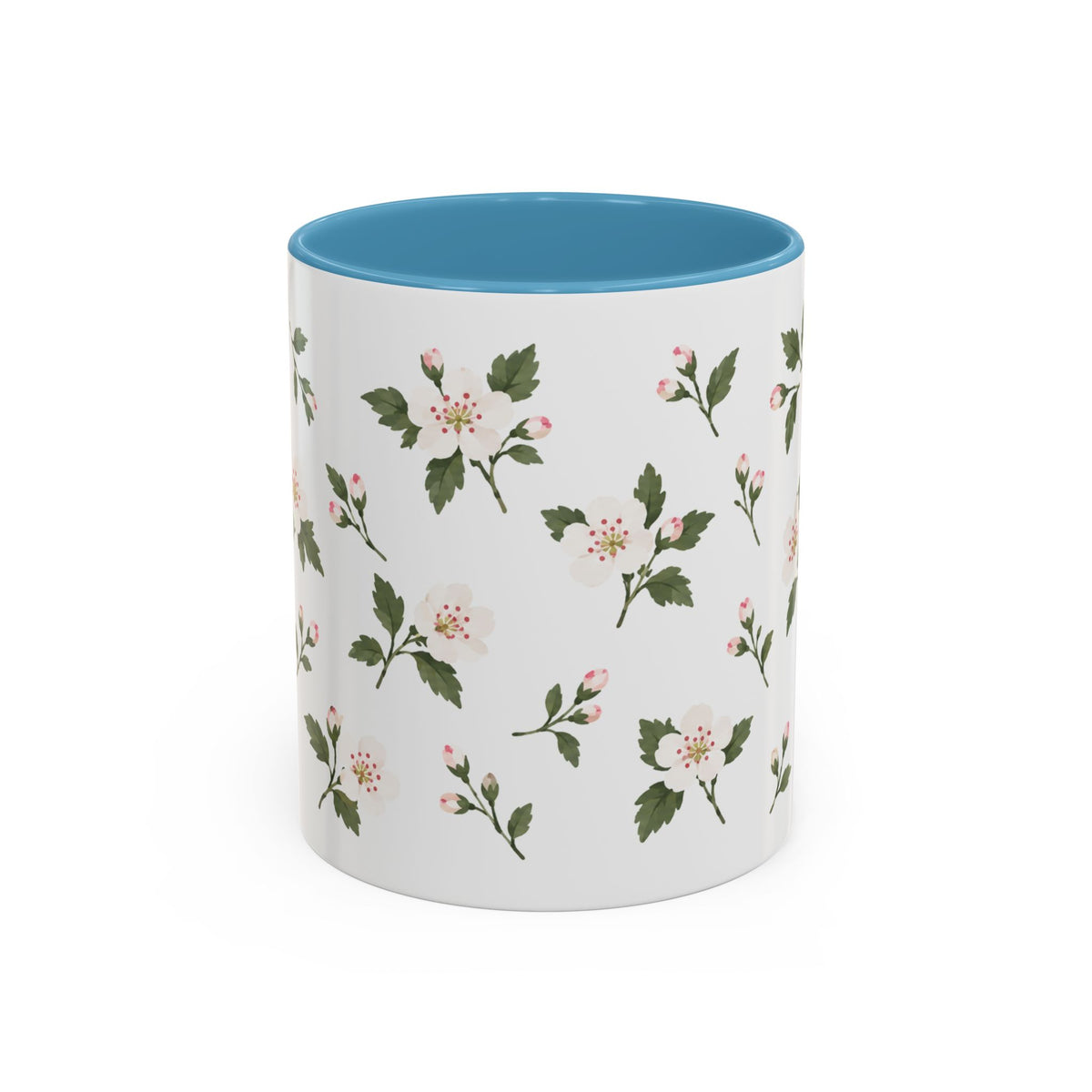 Missouri Hawthorn Mug, State Flower Floral Coffee Cup, 11oz Botanical Gift