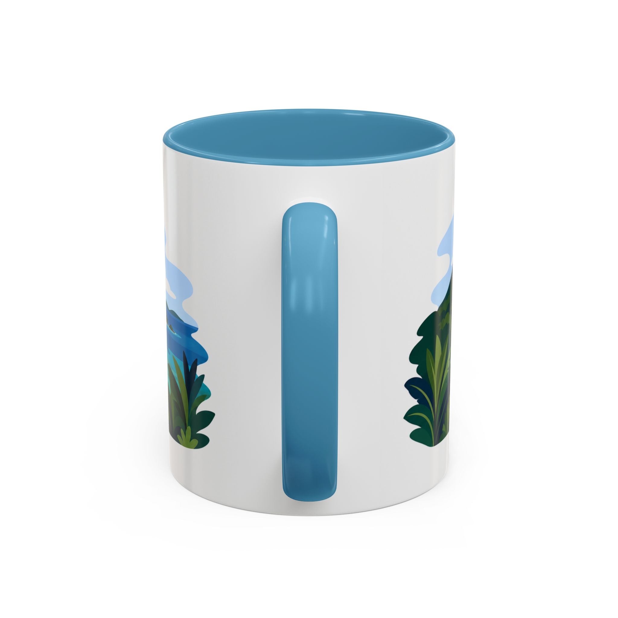 Virgin Islands National Park Coffee Mug | Solid Color Block Park Souvenir | 11oz 15oz Accent Mug